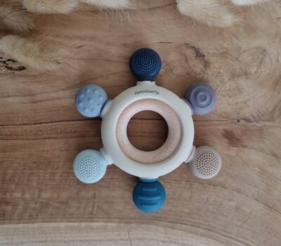 Anneau de dentition dentaire – Multicolore Bleu