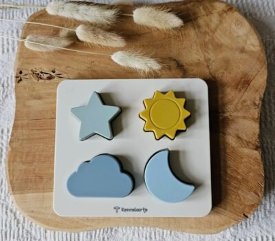 Figurines de puzzle en silicone – Soleil
