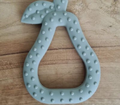 Anneau de dentition silicone Poire – Armée