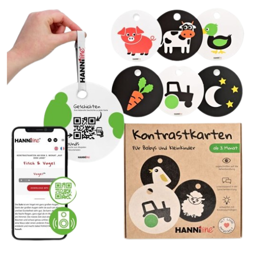 Cartes de contraste à partir de 3 mois